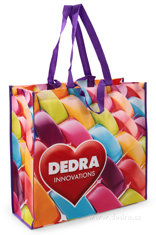 Velká taška s laminací City bag - color
