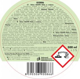 ALOEBALSAM AQUATIX koncentrát na ruční mytí nádobí - malina se smetanou 500ml s pumpičkou Dedra
