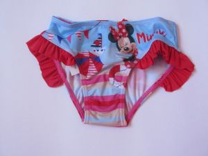 Dívčí plavky Minnie červené DISNEY