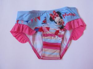 Dívčí plavky Minnie růžové