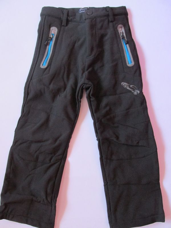 Softshellové kalhoty zateplené Kugo černé/modré