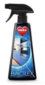 Hygienický čistič hladkých povrchů s vysokým obsahem alkoholu (70%) BACILEX polar breeze 500ml Dedra