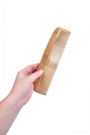 Bambusový hřeben na vlasy GoEco 20cm Dedra