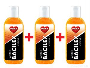 Čisticí gel na ruce BACILEX s vysokým obsahem alkoholu sada 3ks