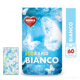 Dedra prášek na bílé prádlo ECORAPID BIANCO 60 praní
