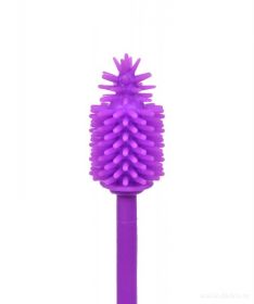 Silikonový čisticí kartáč na lahve délka 24cm Dedra