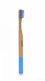 Zubní kartáček GoEco BAMBOO z bambusu s velmi měkkými štětinkami modrý
