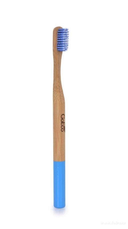 Zubní kartáček GoEco BAMBOO z bambusu s velmi měkkými štětinkami modrý Vaše Dedra, s.r.o.
