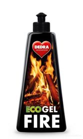 Ekologický gelový podpalovač do krbů a grilů ECO GEL FIRE sada 1+1 (500ml + 500ml) Dedra