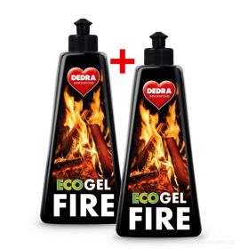 Ekologický gelový podpalovač do krbů a grilů ECO GEL FIRE sada 1+1 (500ml + 500ml)