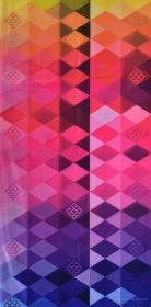 Multifunkční šátek nejen na sport -barevné káro Dedra