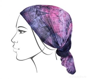 Multifunkční šátek nejen na sport -orient fuchsiový Dedra