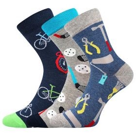 Veselé chlapecké ponožky Boma - 3 páry