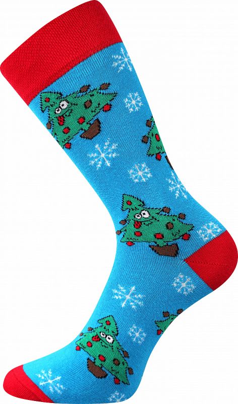 Veselé vánoční ponožky STROMEČEK Lonka