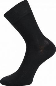 Dámské-pánské bambusové klasické ponožky Deli Boma černé LONKA