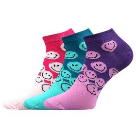 Dívčí - dámské nízké ponožky Piki 42 - 3 páry