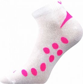 Dívčí - dámské sportovní ponožky Rex 07 Voxx - růžový puntík