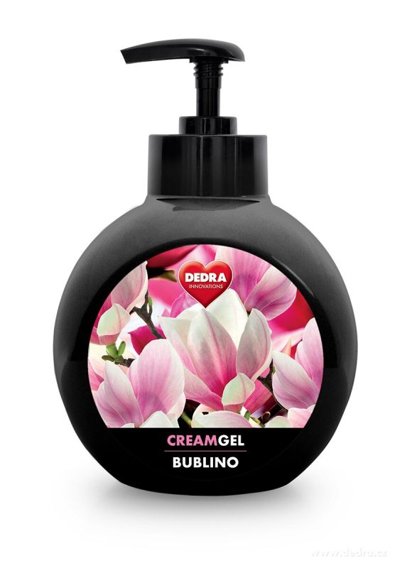Krémové mýdlo BUBLINO CREAMGEL 500ml - magnolia, s pumpičkou Dedra