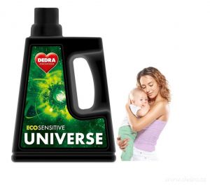 Univerzální eko prací gel na bílé i barevné prádlo Universe ecosensitive 1500ml