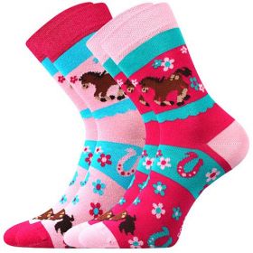 Veselé dívčí ponožky Horsík Boma - 2 páry