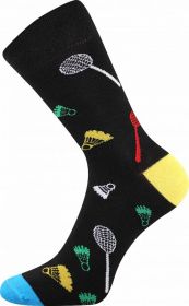 Veselé ponožky Woodoo Badminton Lonka