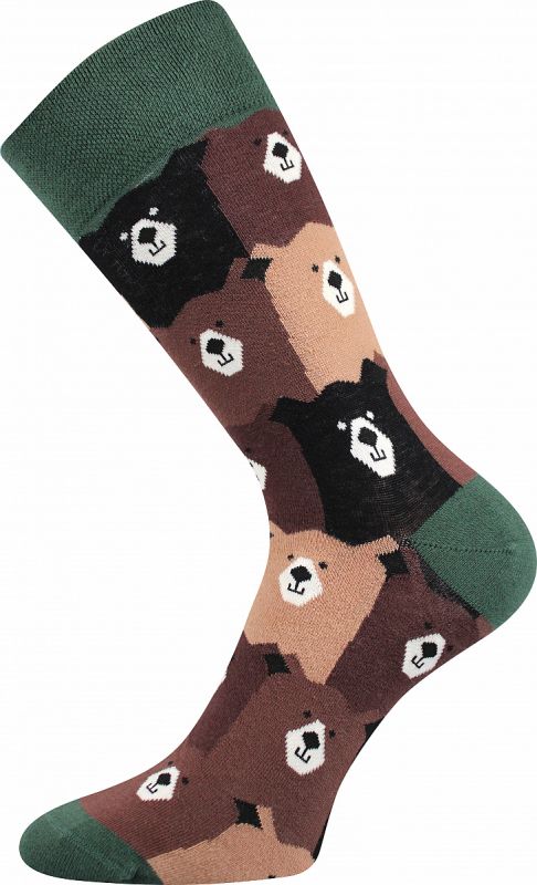Veselé ponožky Twidor MEDVĚD Lonka