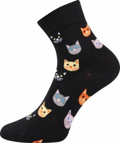 Dívčí - dámské ponožky Felixa kočky - 3 páry BOMA