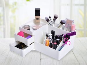 Kosmetický organizér Beauty white z odolného plastu Vaše Dedra, s.r.o.