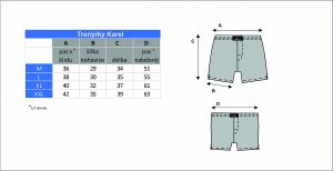 Pánské trenýrky KAREL vzor 95 Lonka Fuski BOMA