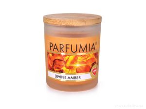 Sójová vonná EKO svíce PARFUMIA® Divine amber 250 ml Dedra