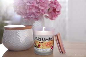 Sójová vonná EKO svíce PARFUMIA® Fleur de vanille 250 ml Dedra