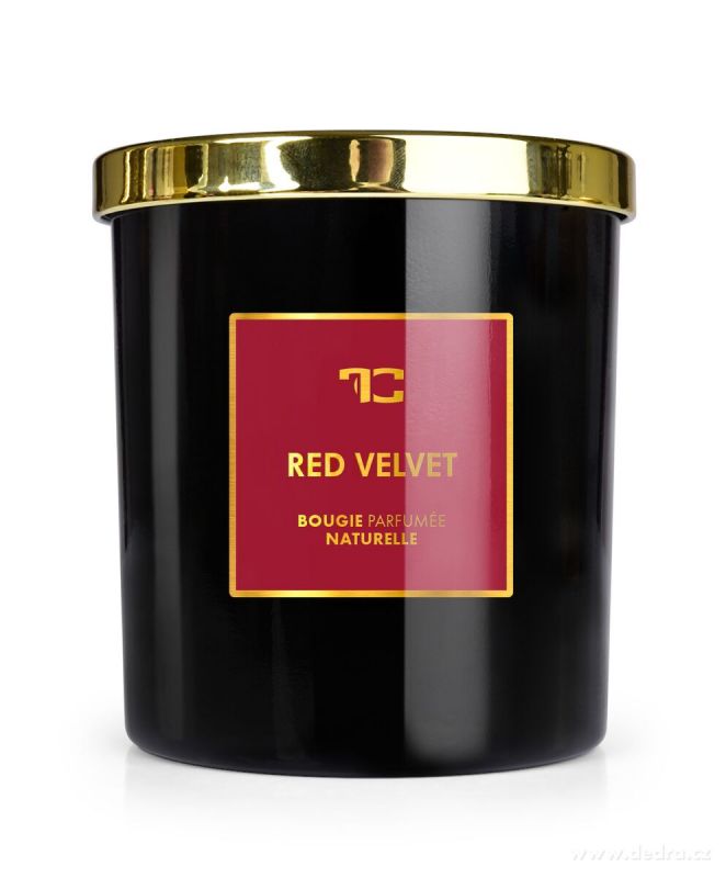 Sójová vonná EKO svíce PARFUMIA® Red velvet 250 ml Vaše Dedra, s.r.o.