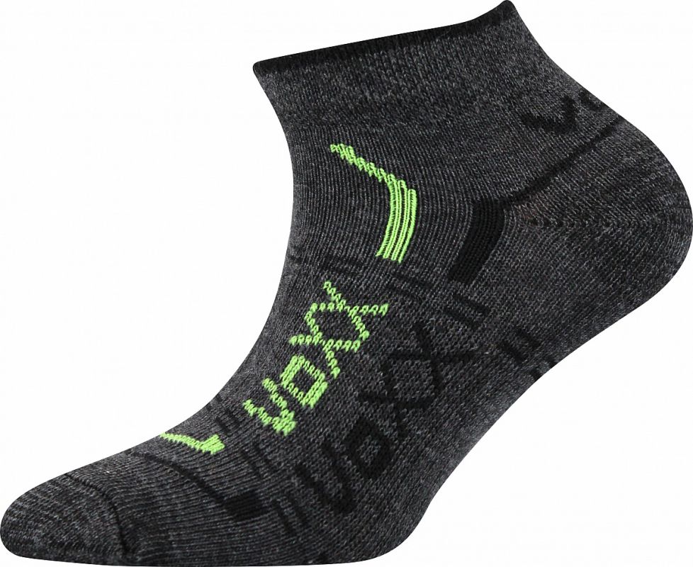 Chlapecké sportovní ponožky Rexík 01 mix A - tmavě šedé Voxx