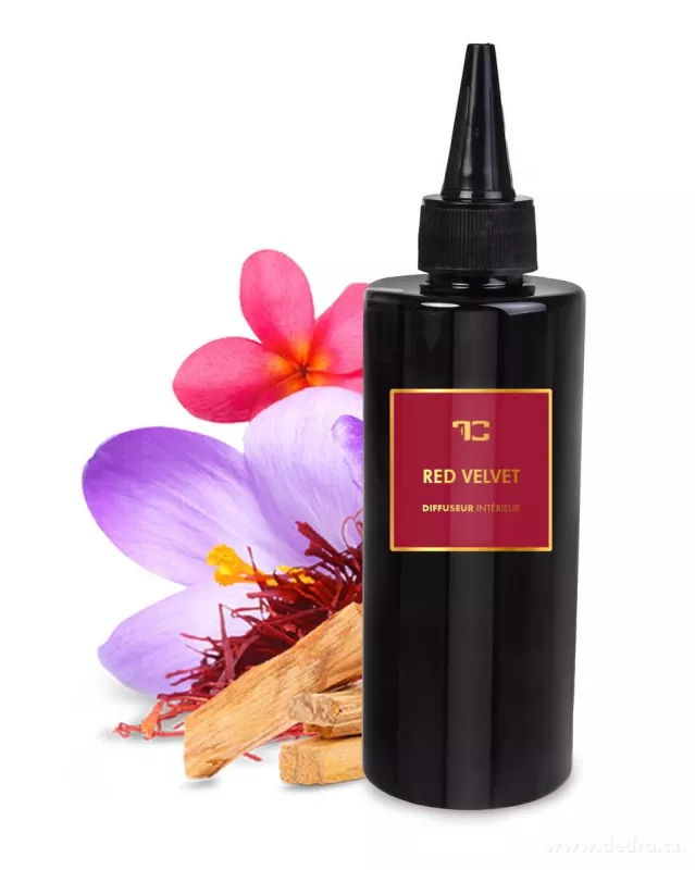 200 ml náplň do tyčinkových difuzérů, RED VELVET, PARFUMIA® + zdarma 8ks difůzních tyčinek Vaše Dedra, s.r.o.