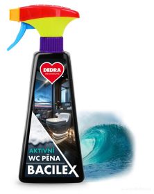 Aktivní WC pěna na mísy, prkénka a celé okolí toalet, BACILEX®, 500 ml Dedra