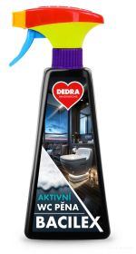 Aktivní WC pěna na mísy, prkénka a celé okolí toalet, BACILEX®, 500 ml Dedra