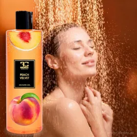 Přírodní šetrný sprchový gel s glycerinem PEACH VELVET, 420 ml Vaše Dedra, s.r.o.