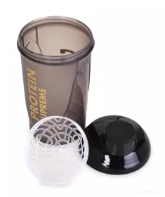 Shaker PROTEIN SUPREME, šroubovací náustek na pití + míchací sítko 600ml Vaše Dedra, s.r.o.