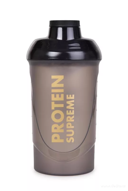 Shaker PROTEIN SUPREME, šroubovací náustek na pití + míchací sítko 600ml Vaše Dedra, s.r.o.