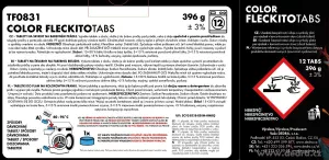 Tablety na skvrny na barevném prádle COLOR FLECKITO TABS, 12 tablet Vaše Dedra, s.r.o.