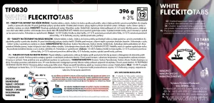 Tablety na skvrny na bílém prádle WHITE FLECKITO TABS, 12 tablet Vaše Dedra, s.r.o.