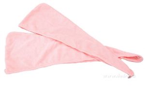 Turban na vysoušení vlasů 2ks - růžový Vaše Dedra, s.r.o.